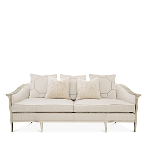 Caracole Eaves Drop Sofa In Ivory