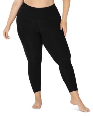 Beyond Yoga Plus Size Spacedye Icon Midi Dress In Darkest Night