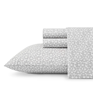 Shop Marimekko Pikkuinen Unikko Grey Cotton Percale Sheet Set, King