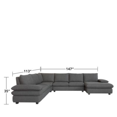 Mason 4-Piece Fabric Sectional
