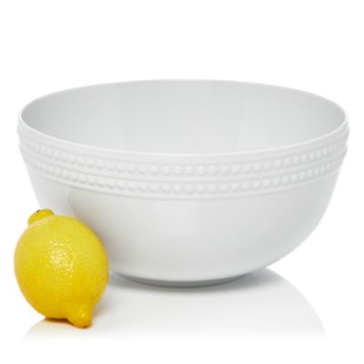 Perlee White Serving Bowl 