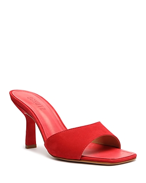 Shop Schutz Women's Posseni Heel Sandals In Club Red