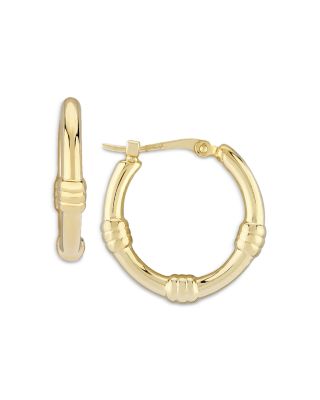 Bloomingdale's Fine Collection - Small Round Hoops in 14K Yellow Gold