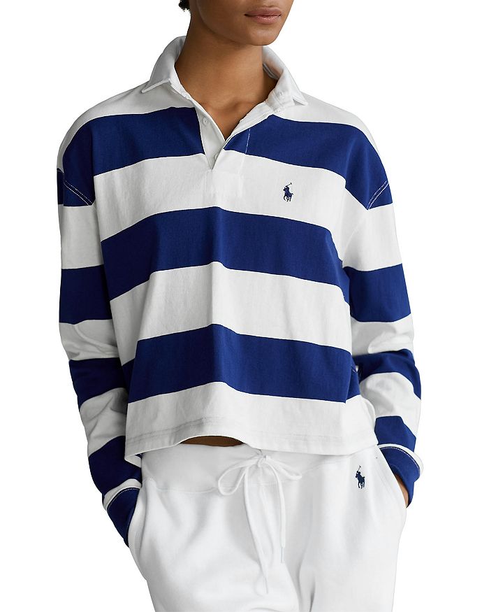 Ralph Lauren Cropped Rugby Shirt | Bloomingdale's
