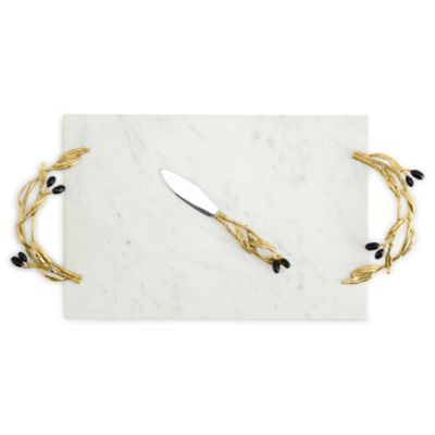 Olive Branch Cheese Board with Knife