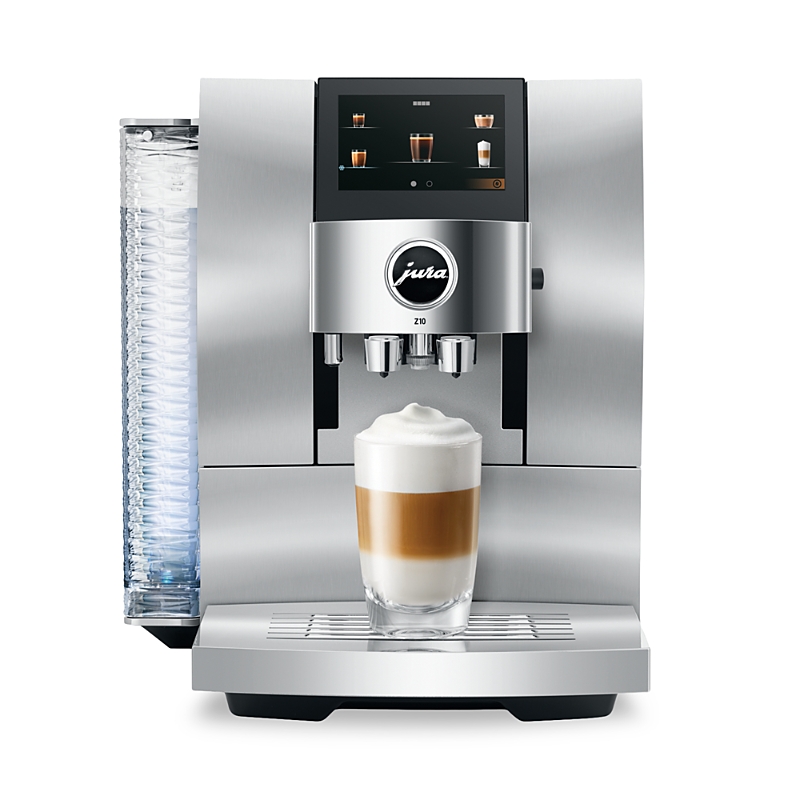 Jura Z10 Premium Fully Automatic Hot & Cold Brew Coffee Machine, Aluminum White In Aluminum White