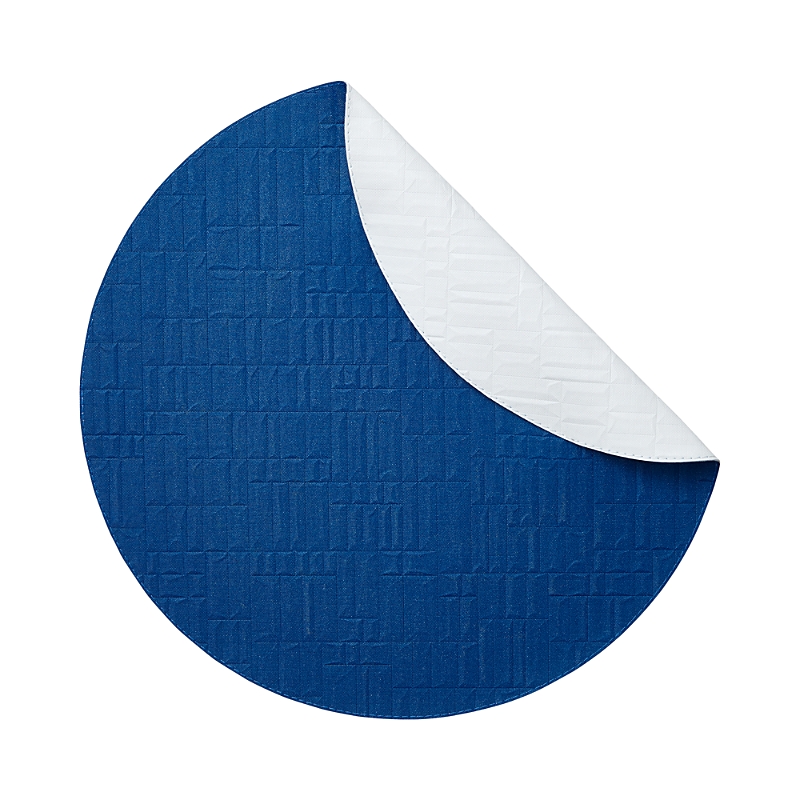 Mode Living Chequer Placemats, Set Of 4 In Blue/white