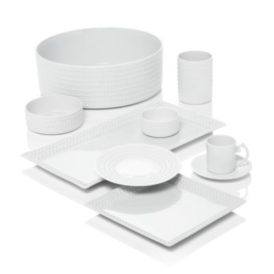 Perlee White 8" Square Tray 