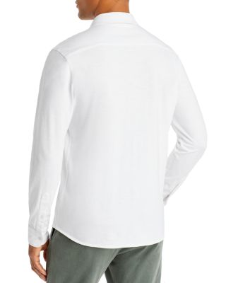 Seasons Regular Fit Long Sleeve Cotton Knit Button Down Shirt