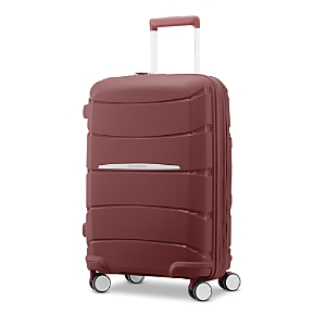 Shop Samsonite Outline Pro Carry-on Spinner Suitcase In Shiraz/burgundy