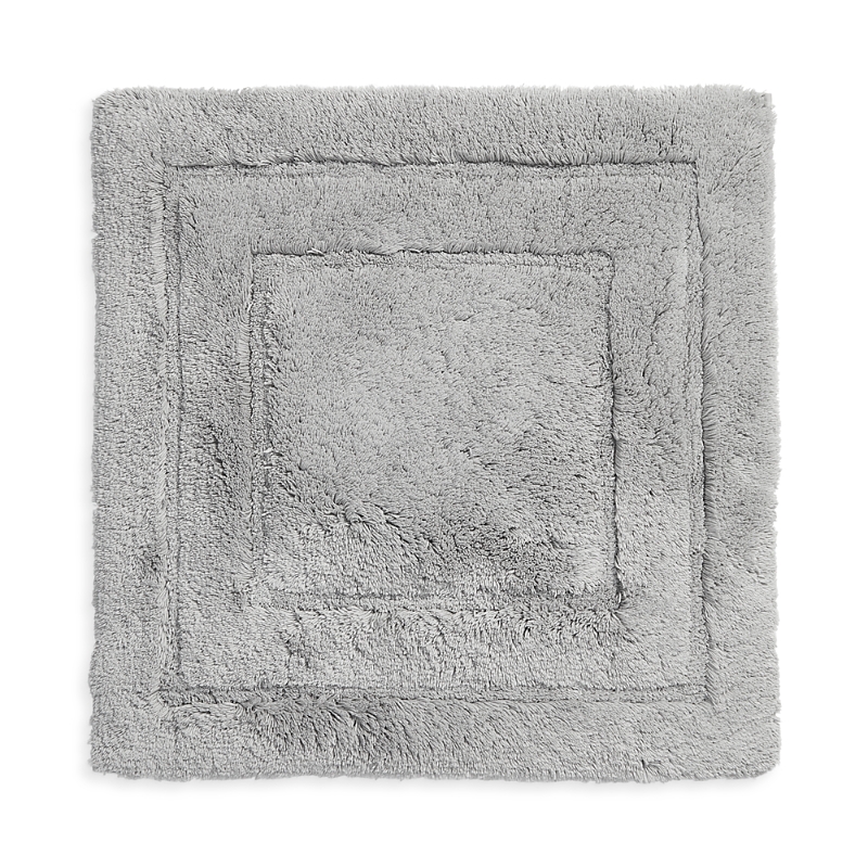 Abyss Caress Square Bath Rug, 23 - Exclusive In Platinum
