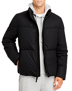Vince Cozy Wool Blend Quilted Down Jacket