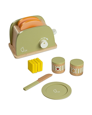 Teamson Little Chef Frankfurt Wooden Toaster Set - Ages 3+