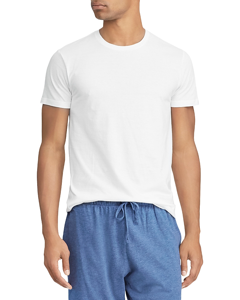 Polo Ralph Lauren Slim Fit Crewneck Undershirt, Pack Of 3 In White/navy/black