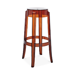 Shop Kartell Charles Ghost Chair, Set Of 2 In Amber