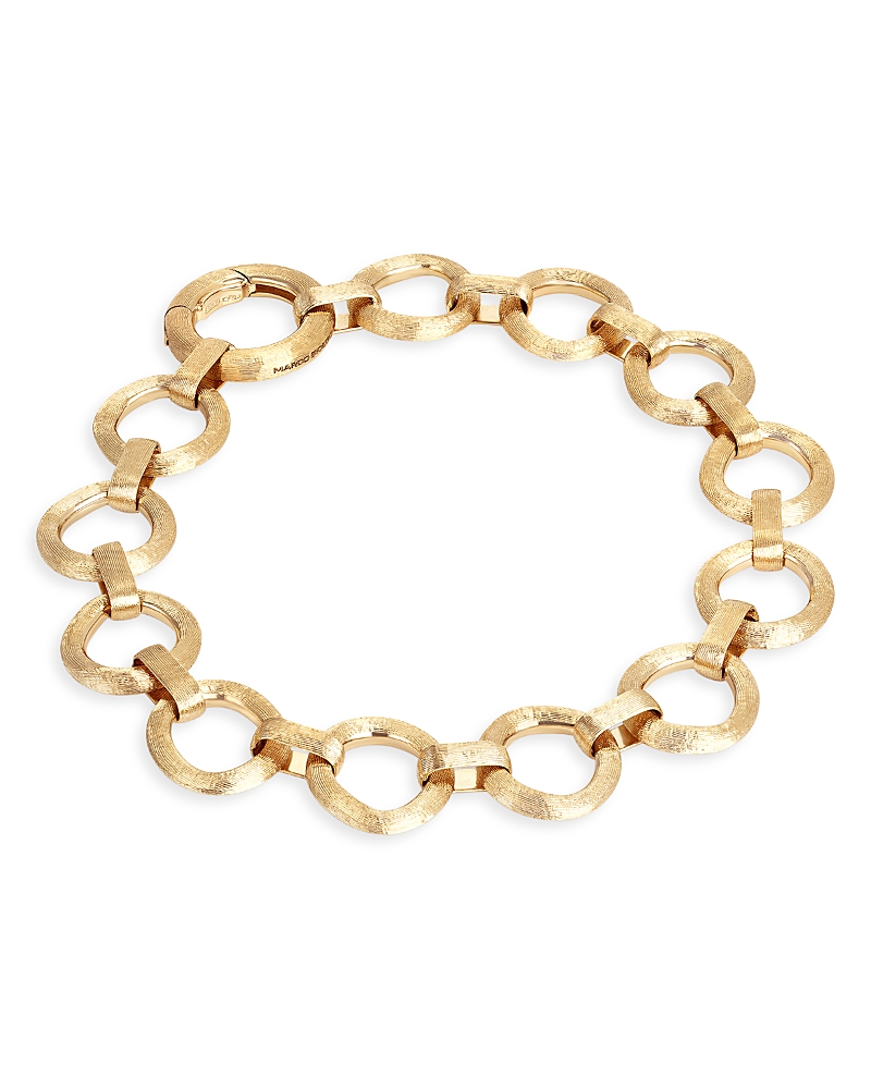 Marco Bicego Jaipur 18k Yellow Gold Flat-link Chain Bracelet In Gold