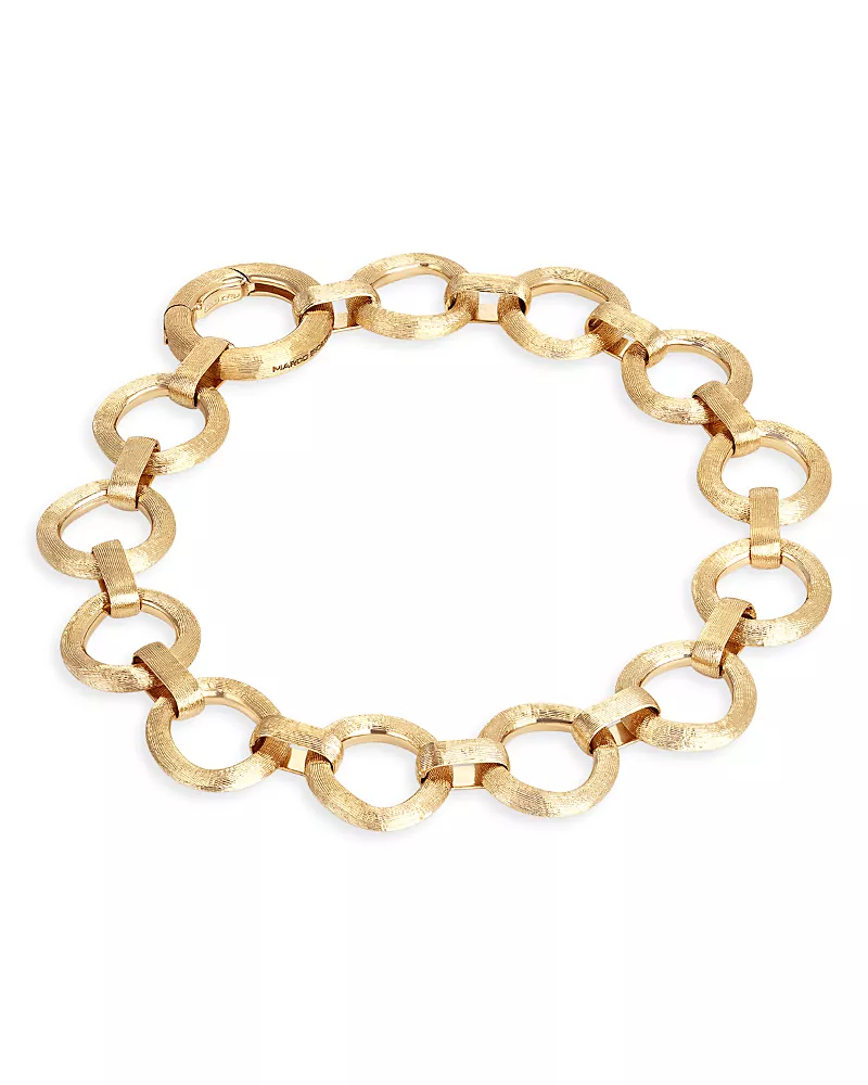 Marco Bicego 18K Yellow Gold Jaipur Flat Link Chain Bracelet