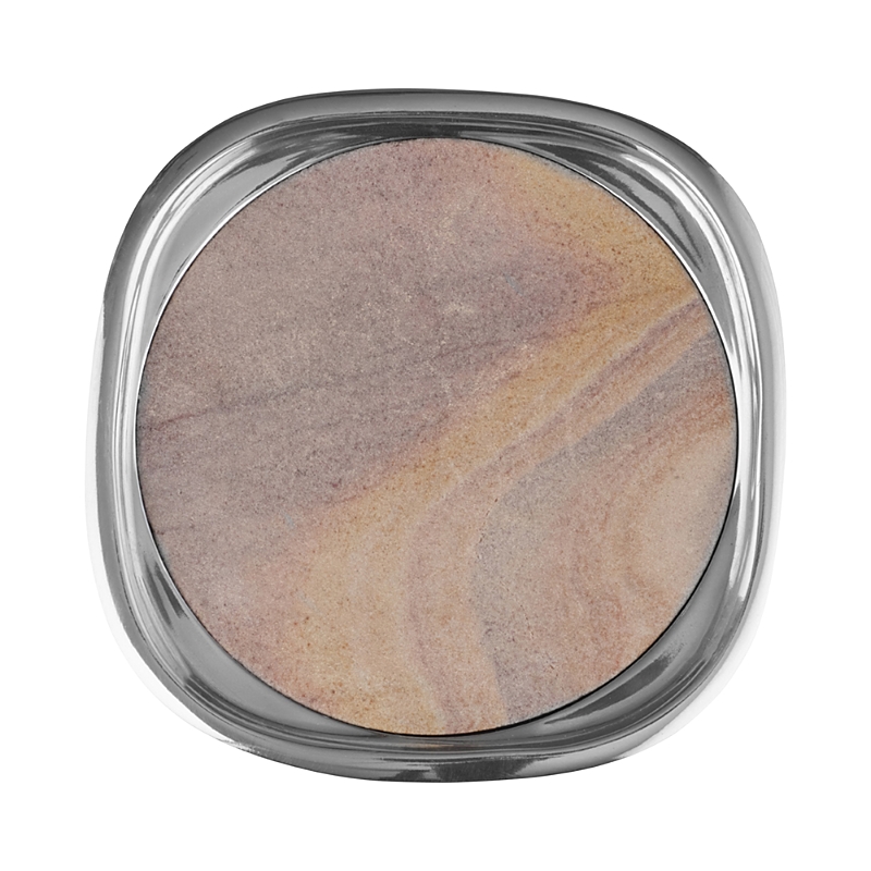 Nambe Sandstone Coaster, Set Of 4 In Brown