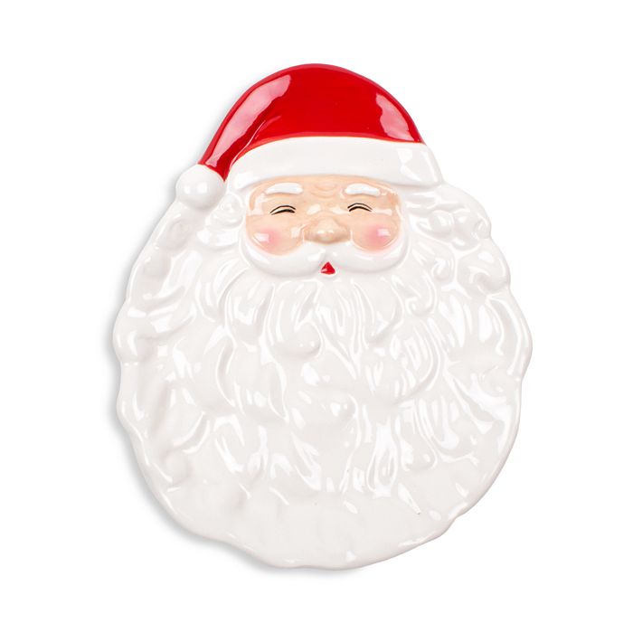8 Oak Lane Santa Dessert Plates, Set of 4 Bloomingdale's