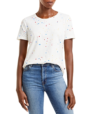Sol Angeles Eco Slub Wide-hem Tee In White