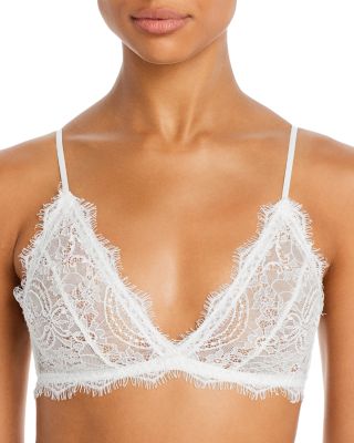 anine bing lace bra with trim