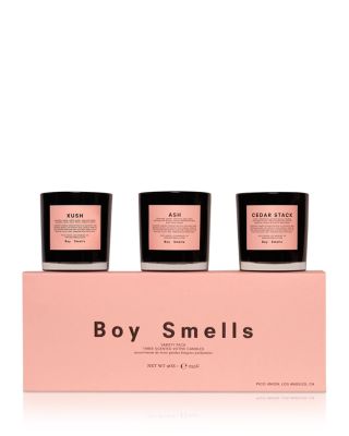 Boy Smells Kush, Ash, And Cedar Stack Votive Trio