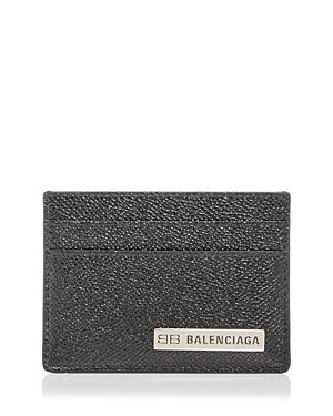 BALENCIAGA LEATHER CARD CASE,6717172100B