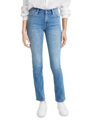7 For All Mankind Kimmi Form Fitted Straight Leg Jeans | Bloomingdale's