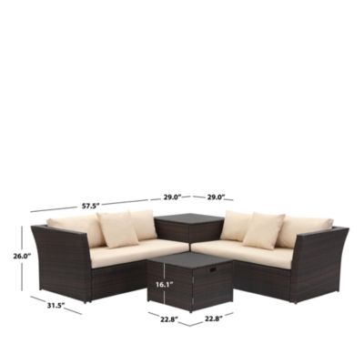 Welch Outdoor Living Sectional Set with Storage