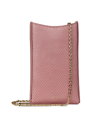 Cafuné Camber Leather Sling Bag In Peony/gold