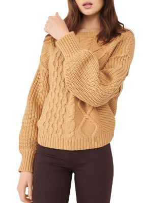  Frepeg Cable Knit Cami Top Pullover Sweater Tops for