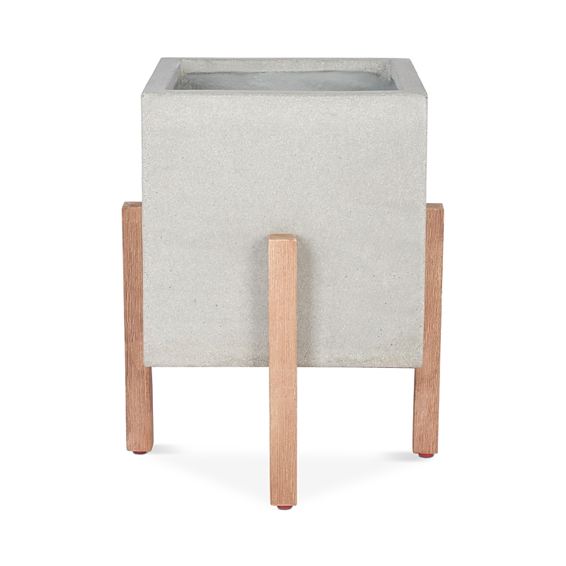 Safavieh Borsla Planter In Light Gray