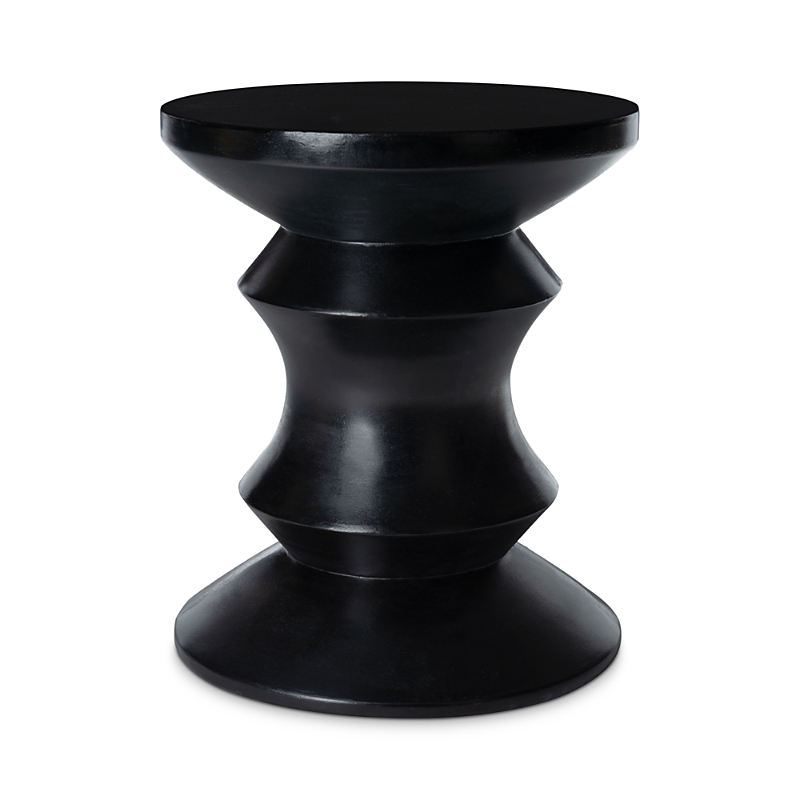 Safavieh Katara Outdoor Concrete Accent Table In Black