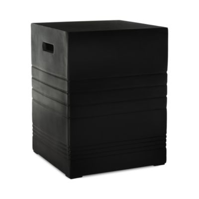 Deidara Outdoor Concrete Accent Table