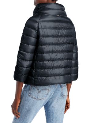 Sofia Iconico Cropped Down Puffer Coat