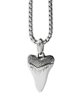 David Yurman - Men's Sterling Silver Shark's Tooth Amulet