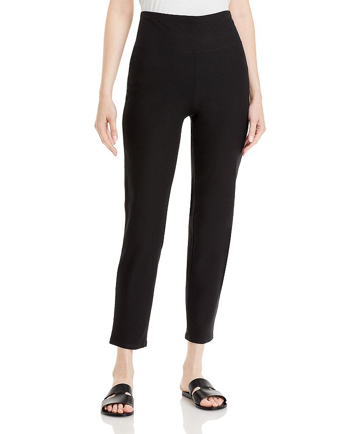 Eileen Fisher Petites High Waist Slim Fit Pants | Bloomingdale's