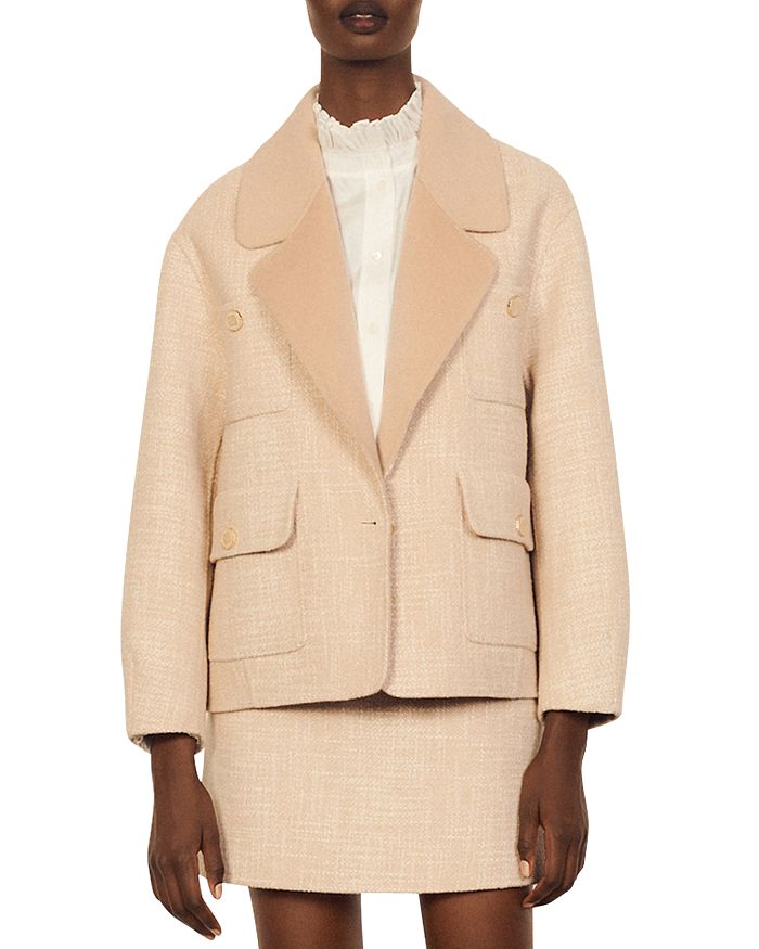 Sandro Farah Oversized Blazer Bloomingdale s