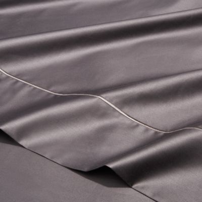 500TC Sateen Wrinkle-Resistant Full Flat Sheet - Exclusive