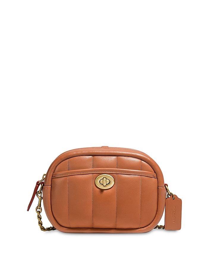 COACH Small Leather Camera Crossbody | Bloomingdale's