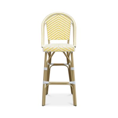 Sparrow & Wren Haley Wicker Patio Bar Chair, Set of 2