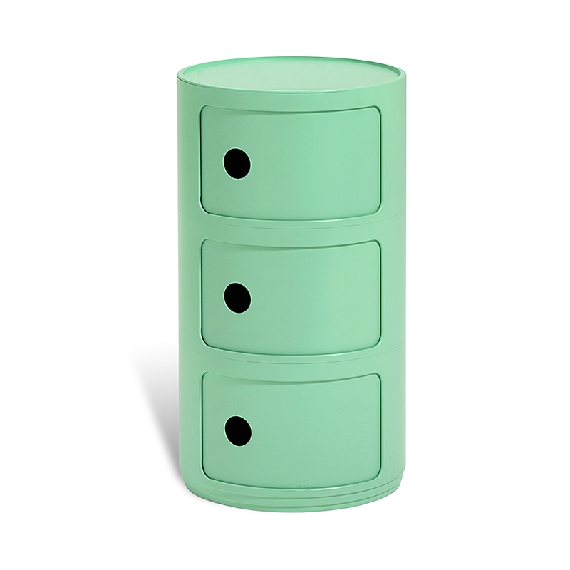 Kartell Componibili Bio 3 Tier Storage Tower In Green