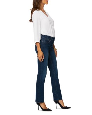 Marilyn High Rise Straight Jeans in Quinn
