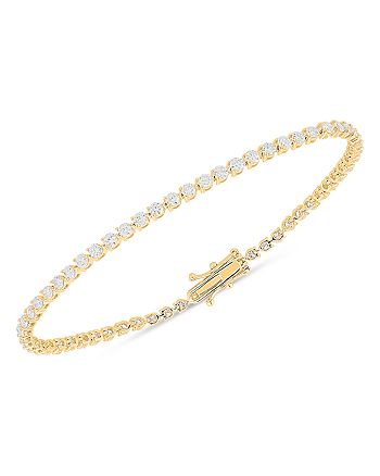 Bloomingdale's - Diamond Tennis Bracelet in 14K Yellow Gold, 3.0 ct. t.w. - 100% Exclusive