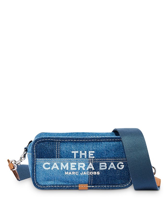 The Snapshot Monogram Denim Camera Bag in Blue - Marc Jacobs