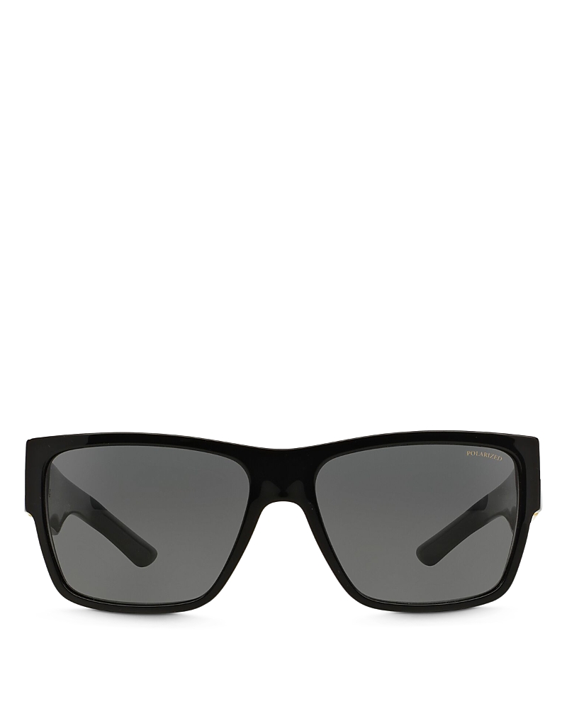Versace Square-frame Sunglasses In Black