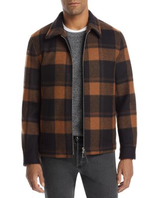 checkered wool jacket