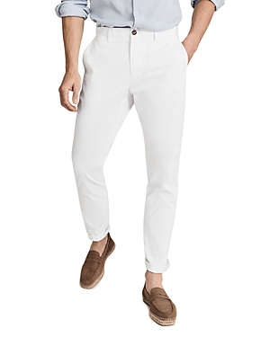 Reiss Pitch Slim Fit Chinos In White
