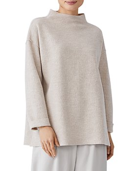 Eileen Fisher Petites - Funnel Neck Oversized Sweater