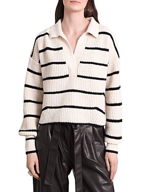 ELEVEN SIX TATUM STRIPED SWEATER,ESFW21-03A